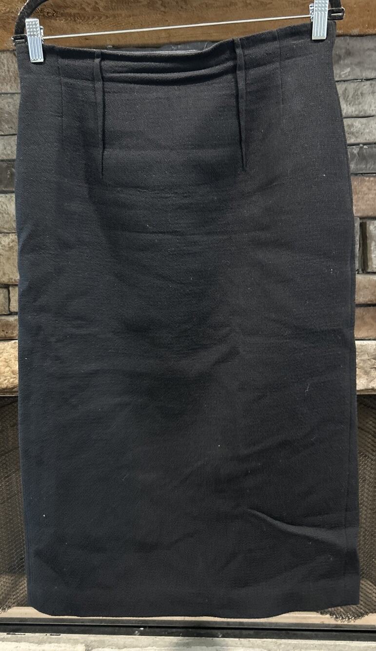 Women’s LAFAYETTE 148 Blue Wool Lined Pencil Skirt Size 6